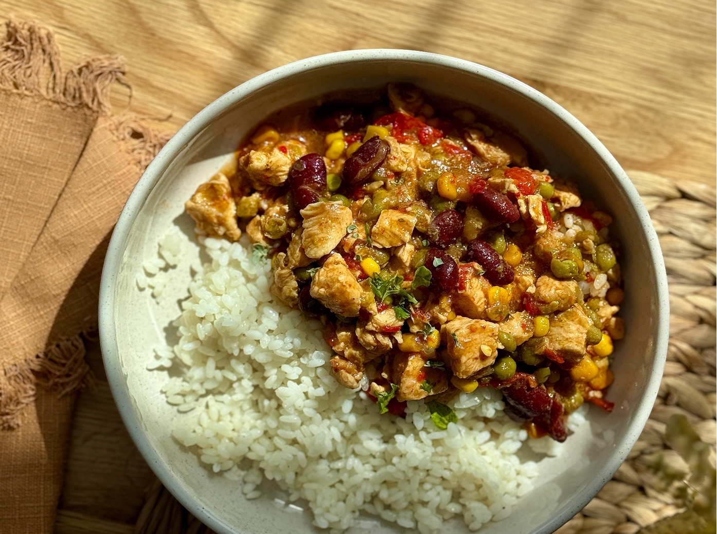 Mexické soté s kuracím mäsom